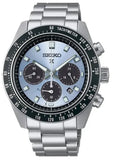 Seiko Prospex Speedtimer 41.4 Solar Chronograph Blue Dial Silver Steel Strap Watch for Men - SSC935 Buy Now By Seiko