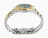 Versace V-Code Analog Green Dial Two Tone Steel Strap Watch for Women - VE8I00424 Buy Now By Versace