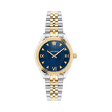 Versace Hellenyium Quartz Blue Dial Two Tone Steel Strap Watch for Women - VE2S00522 Buy Now By Versace