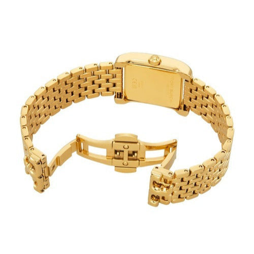 Tory Burch Eleanor Mother of Pearl Pink Dial Gold Steel Strap Watch for Women - TBW1077 Buy Now By Tory Burch