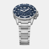 Emporio Armani World Explorer Chronograph Blue Dial Silver Steel Strap Watch for Men - AR11681 Buy Now By Emporio Armani