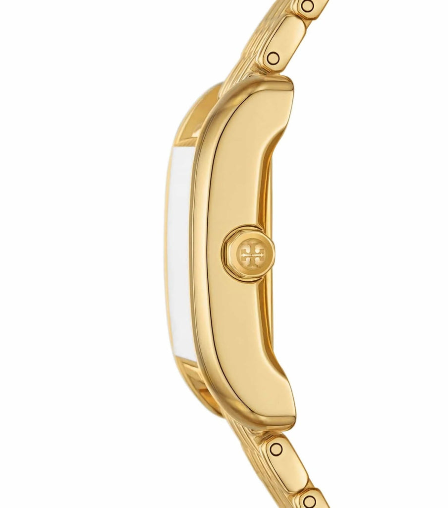 Tory Burch Eleanor White Dial Gold Steel Strap Watch for Women - TBW1060 Buy Now By Tory Burch