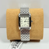 Tory Burch Eleanor White Dial Silver Steel Strap Watch for Women - TBW1069 Buy Now By Tory Burch