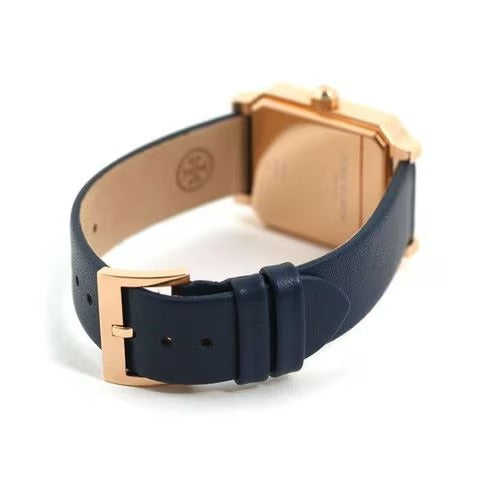 Tory Burch Robinson Quartz Blue Dial Blue Leather Strap Watch for Women - TBW1511 Buy Now By Tory Burch