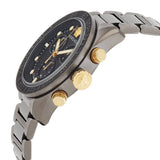 Versace Greca Dome Chronograph Black Dial Grey Steel Strap Watch for Men - VE6K00623 Buy Now By Versace