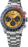 Seiko Prospex Solar Chronograph 1969 Re-interpretation Orange Dial Silver Steel Strap Watch for Men - SSC947 Buy Now By Seiko