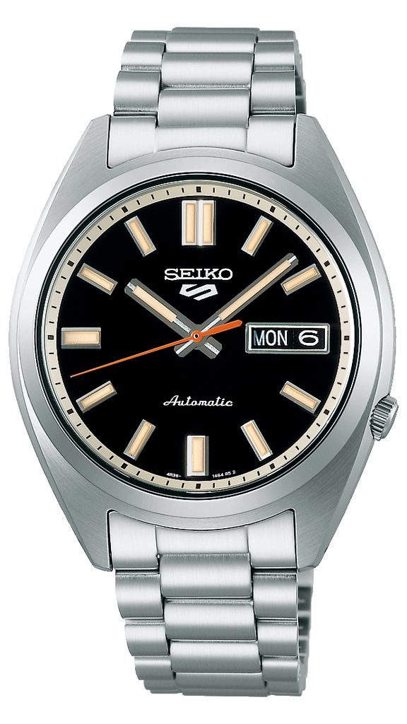 Seiko 5 Sports SNXS Series Automatic Black Dial Silver Steel Strap Watch for Men - SRPK89K1 Buy Now By Seiko