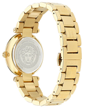 Versace Reve Analog Black Dial Gold Steel Strap Watch for Women - VE8B00624 Buy Now By Versace