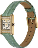 Emporio Armani Classic White Dial Green Leather Strap Watch for Women - AR11661 Buy Now By Emporio Armani