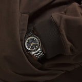 Seiko Prospex Speedtimer Solar Chronograph Black Dial Silver Steel Strap Watch for Men - SSC941 Buy Now By Seiko