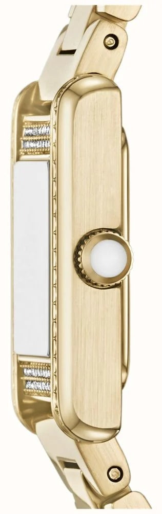 Emporio Armani Genni Crystals Gold Dial Gold Steel Strap Watch for Women - AR11663 Buy Now By Emporio Armani