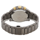 Versace Greca Dome Chronograph Black Dial Grey Steel Strap Watch for Men - VE6K00623 Buy Now By Versace