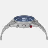 Emporio Armani Racer Chronograph Blue Dial Silver Steel Strap Watch for Men - AR11676 Buy Now By Emporio Armani