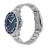 Emporio Armani World Explorer Chronograph Blue Dial Silver Steel Strap Watch for Men - AR11681 Buy Now By Emporio Armani
