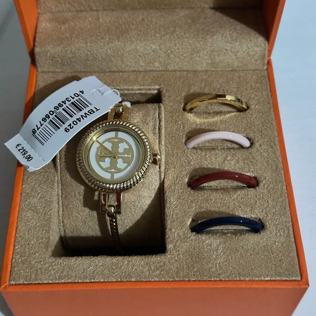 Tory Burch Riva Gold Dial Gold Steel Strap Watch for Women - TBW4029 Buy Now By Tory Burch