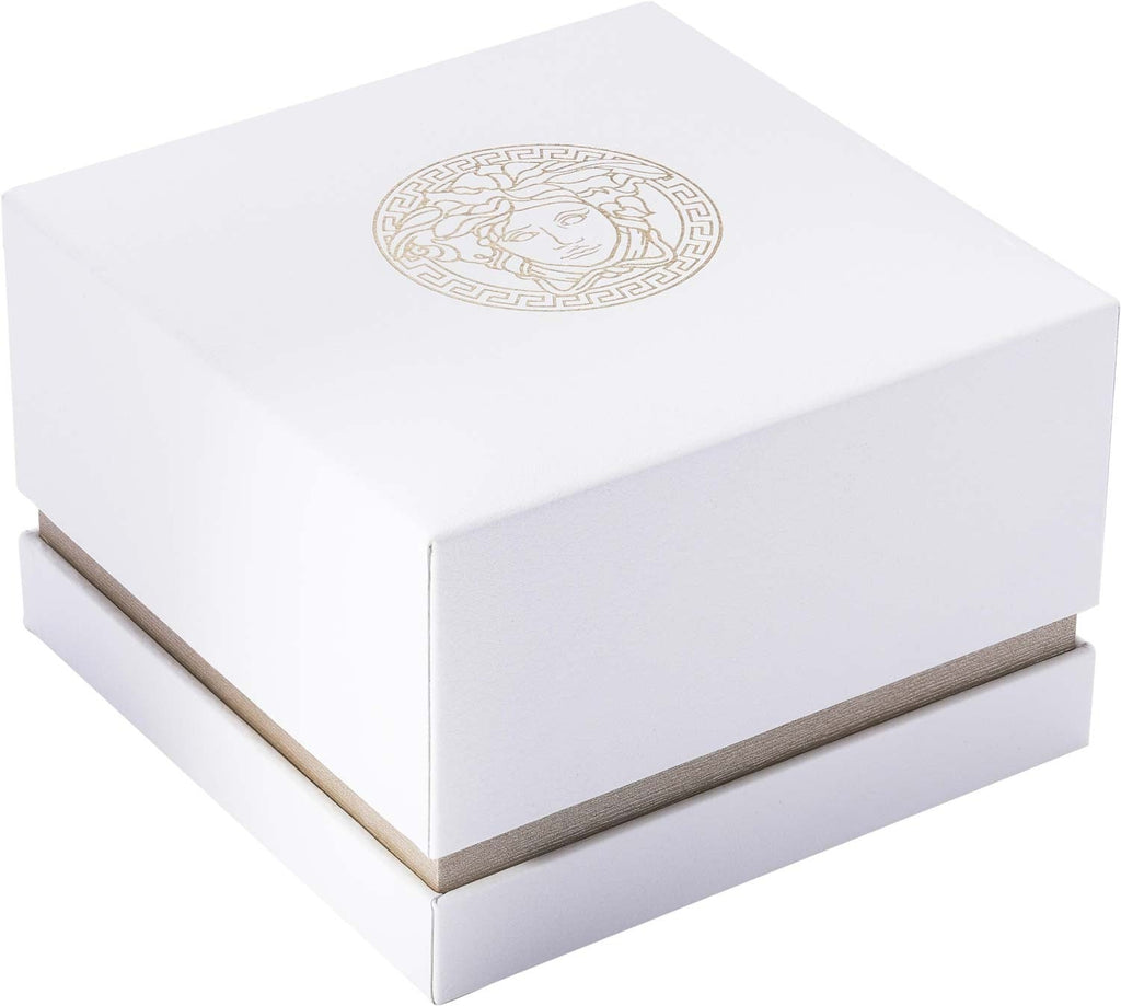 Versace Hellenyium Quartz White Dial Silver Steel Strap Watch for Women - VEHU00320 Buy Now By Versace