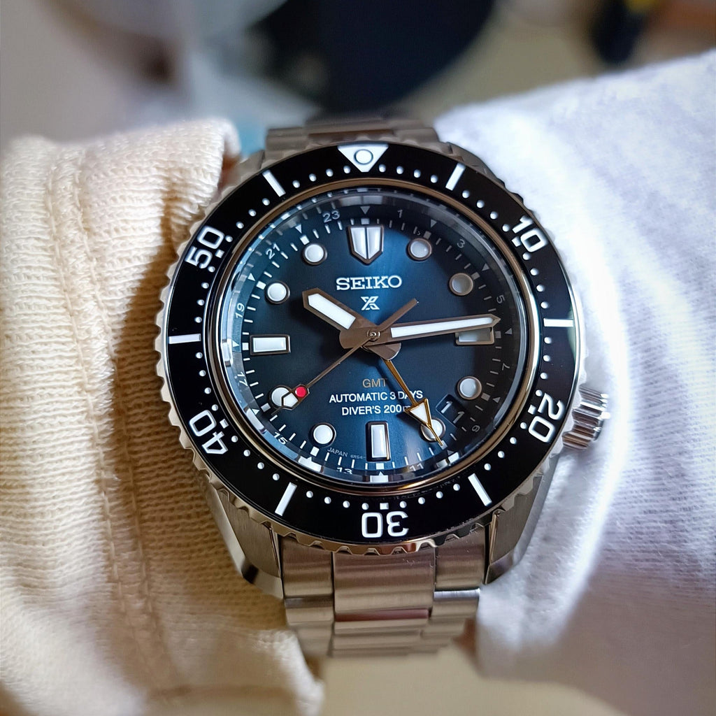 Seiko Prospex Diver Scuba Automatic Blue Dial Silver Steel Strap Watch for Men - SBEJ021 Buy Now By Seiko