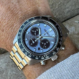Seiko Prospex Speedtimer 41.4 Solar Chronograph Blue Dial Silver Steel Strap Watch for Men - SSC935 Buy Now By Seiko