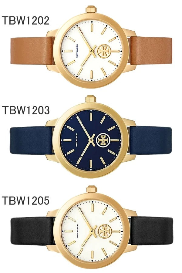 Tory Burch Collins Quartz White Dial Brown Leather Strap Watch for Women - TBW1202 Buy Now By Tory Burch