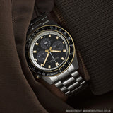 Seiko Prospex Speedtimer Solar Chronograph Black Dial Silver Steel Strap Watch for Men - SSC941 Buy Now By Seiko