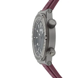 Versace Greca Logo Diver Quartz Black Dial Purple Rubber Strap Watch for Men - VE8G00224 Buy Now By Versace