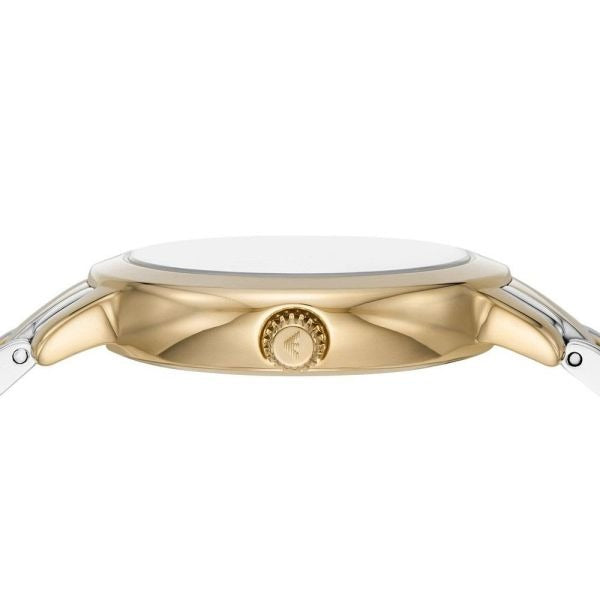 Emporio Armani Cleo Three Hand Mother of Pearl Dial Two Tone Steel Strap Watch for Women - AR11513 Buy Now By Emporio Armani