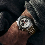 Seiko Prospex Speedtimer Solar Chronograph Silver Dial Silver Steel Strap Watch for Men - SSC911 Buy Now By Seiko