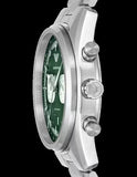 Emporio Armani Racer Chronograph Green Dial Silver Steel Strap Watch for Men - AR11637 Buy Now By Emporio Armani