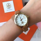 Tory Burch Collins Quartz White Dial Brown Leather Strap Watch for Women - TBW1304 Buy Now By Tory Burch