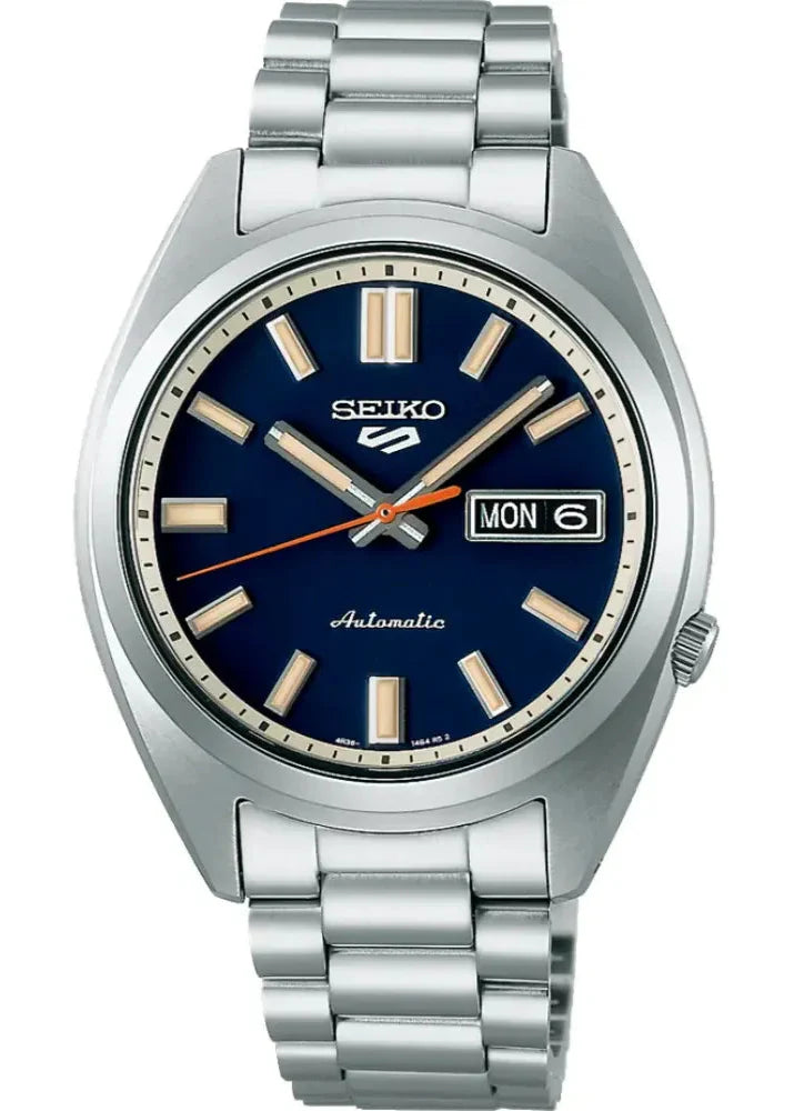 Seiko 5 Sports SNXS Automatic Blue Dial Silver Steel Strap Watch for Men - SRPK87K1 Buy Now By Seiko