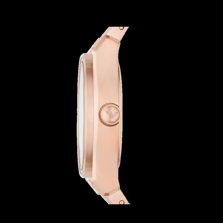 Emporio Armani Federica Analog Mother of Pearl Dial Rose Gold Steel Strap Watch for Women - AR11558 Buy Now By Emporio Armani