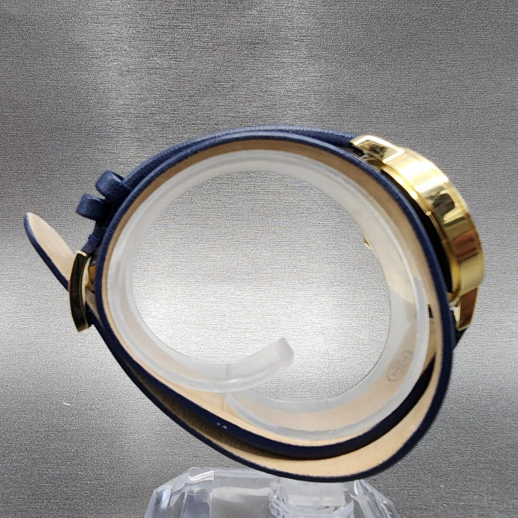 Tory Burch Collins Quartz Blue Dial Blue Leather Strap Watch for Women - TBW1303 Buy Now By Tory Burch