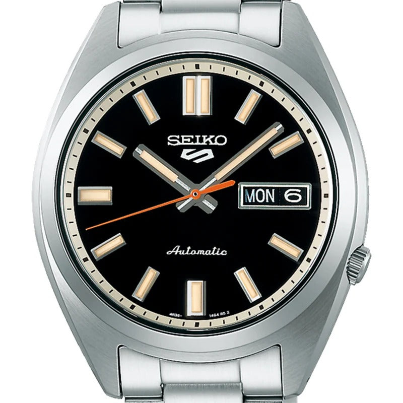 Seiko 5 Sports SNXS Series Automatic Black Dial Silver Steel Strap Watch for Men - SRPK89K1 Buy Now By Seiko
