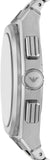 Emporio Armani Federico Chronograph Green Dial Silver Steel Strap Watch for Men - AR11640 Buy Now By Emporio Armani