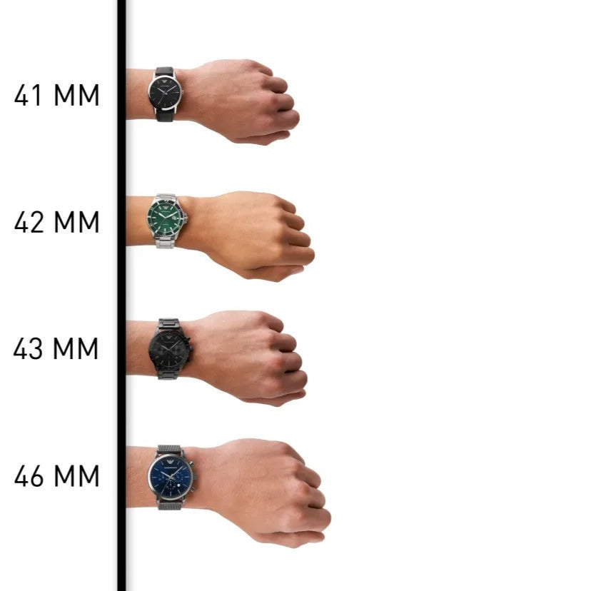 Emporio Armani World Explorer Chronograph Green Dial Two Tone Steel Strap Watch for Men - AR11695 Buy Now By Emporio Armani