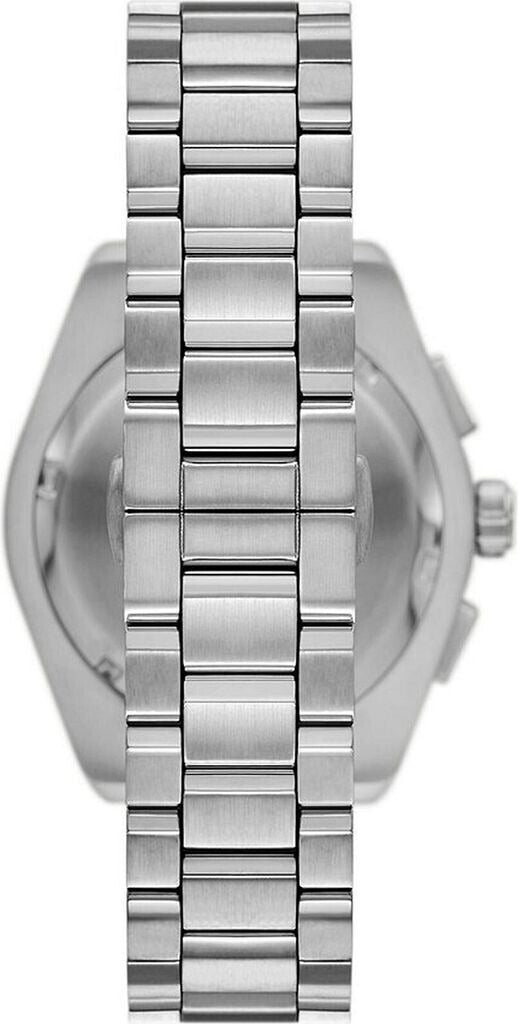 Emporio Armani Federico Chronograph Green Dial Silver Steel Strap Watch for Men - AR11640 Buy Now By Emporio Armani