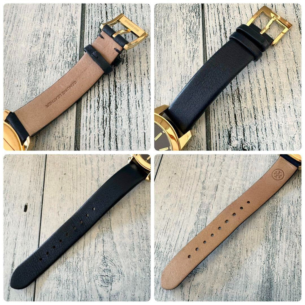 Tory Burch Collins Quartz Blue Dial Blue Leather Strap Watch for Women - TBW1203 Buy Now By Tory Burch