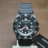 Citizen Mechanical Automatic Black Dial Black Rubber Strap Watch for Men - NJ0125-11E Buy Now By Citizen