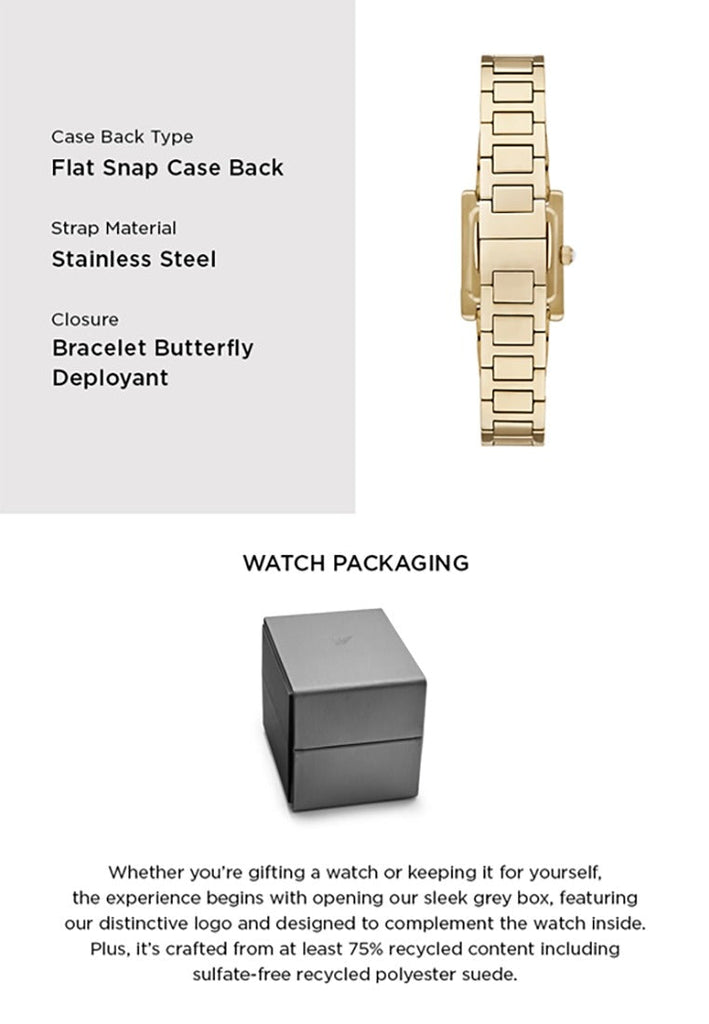 Emporio Armani Genni Crystals Gold Dial Gold Steel Strap Watch for Women - AR11663 Buy Now By Emporio Armani