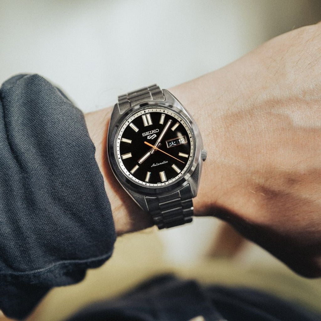 Seiko 5 Sports SNXS Series Automatic Black Dial Silver Steel Strap Watch for Men - SRPK89K1 Buy Now By Seiko