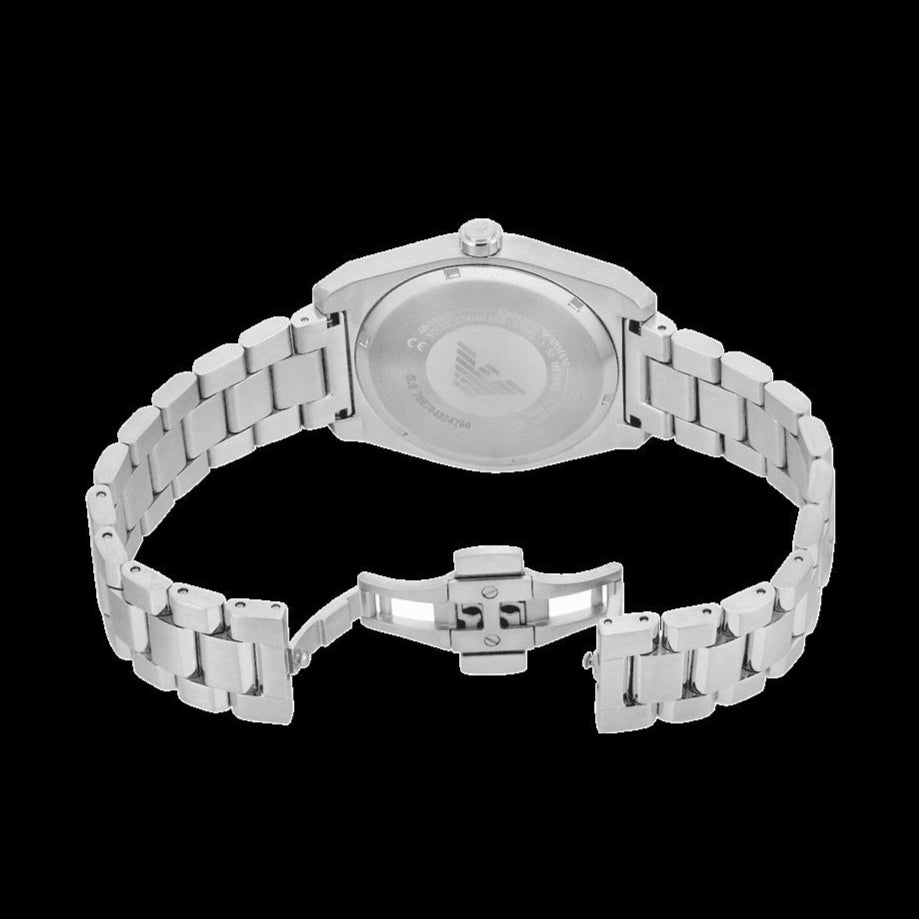 Emporio Armani Frederico Analog Blue Dial Silver Steel Strap Watch for Men - AR11620 Buy Now By Emporio Armani