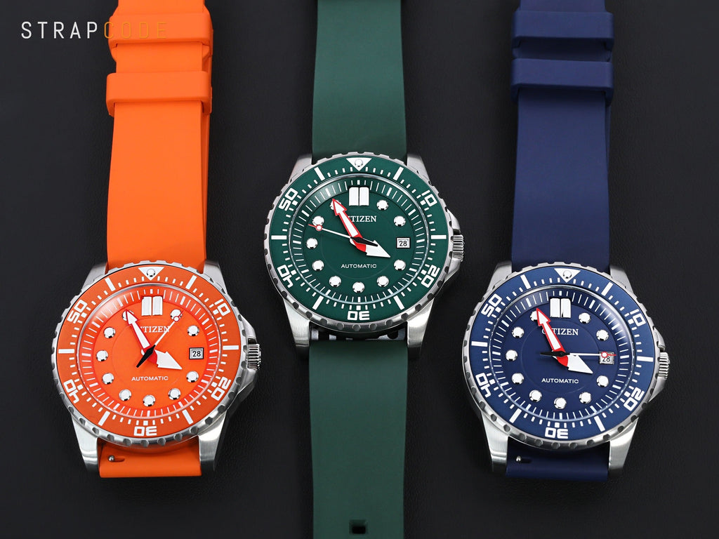 Citizen Mechanical Automatic Orange Dial Silver Steel Strap Watch for Men - NJ0128-80X Buy Now By Citizen