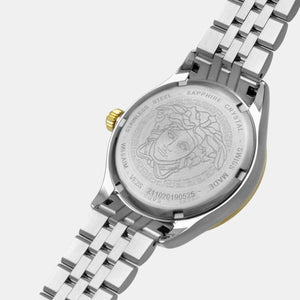 Versace Hellenyium Quartz Blue Dial Two Tone Steel Strap Watch for Women - VE2S00522 Buy Now By Versace
