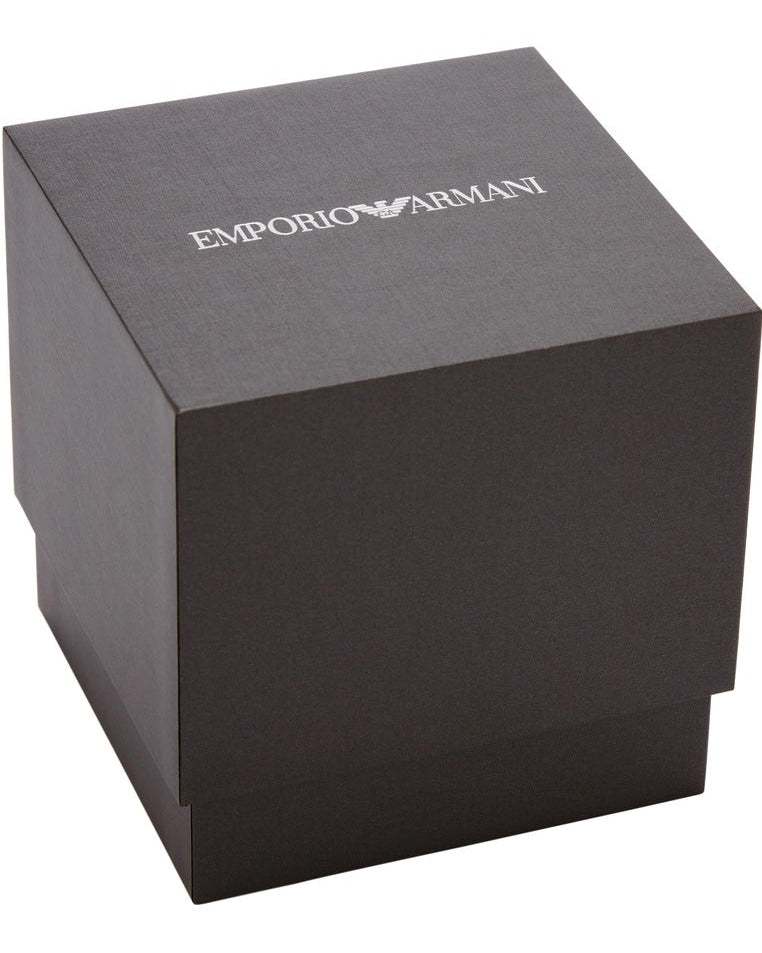 Emporio Armani Racer Chronograph Blue Dial Silver Steel Strap Watch for Men - AR11676 Buy Now By Emporio Armani