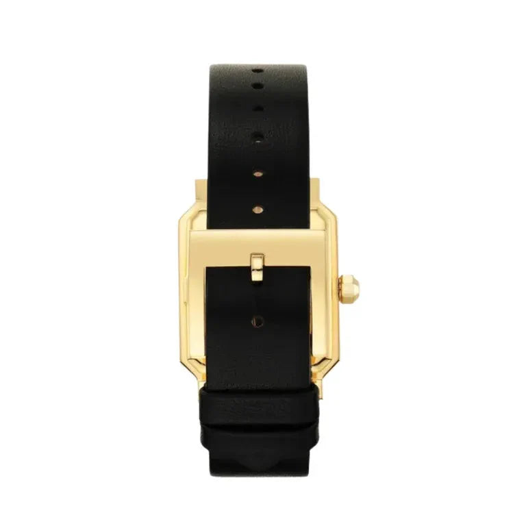 Tory Burch Robinson White Dial Black Leather Strap Watch for Women - TBW1504 Buy Now By Tory Burch