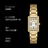 Emporio Armani Genni Crystals Mother of Pearl Dial Gold Steel Strap Watch for Women - AR11659 Buy Now By Emporio Armani