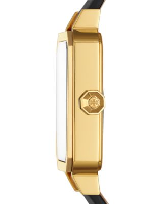 Tory Burch Robinson White Dial Black Leather Strap Watch for Women - TBW1504 Buy Now By Tory Burch