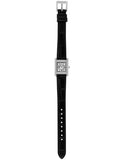 Emporio Armani Classic Crystals Silver Dial Black Leather Strap Watch for Women - AR11660 Buy Now By Emporio Armani