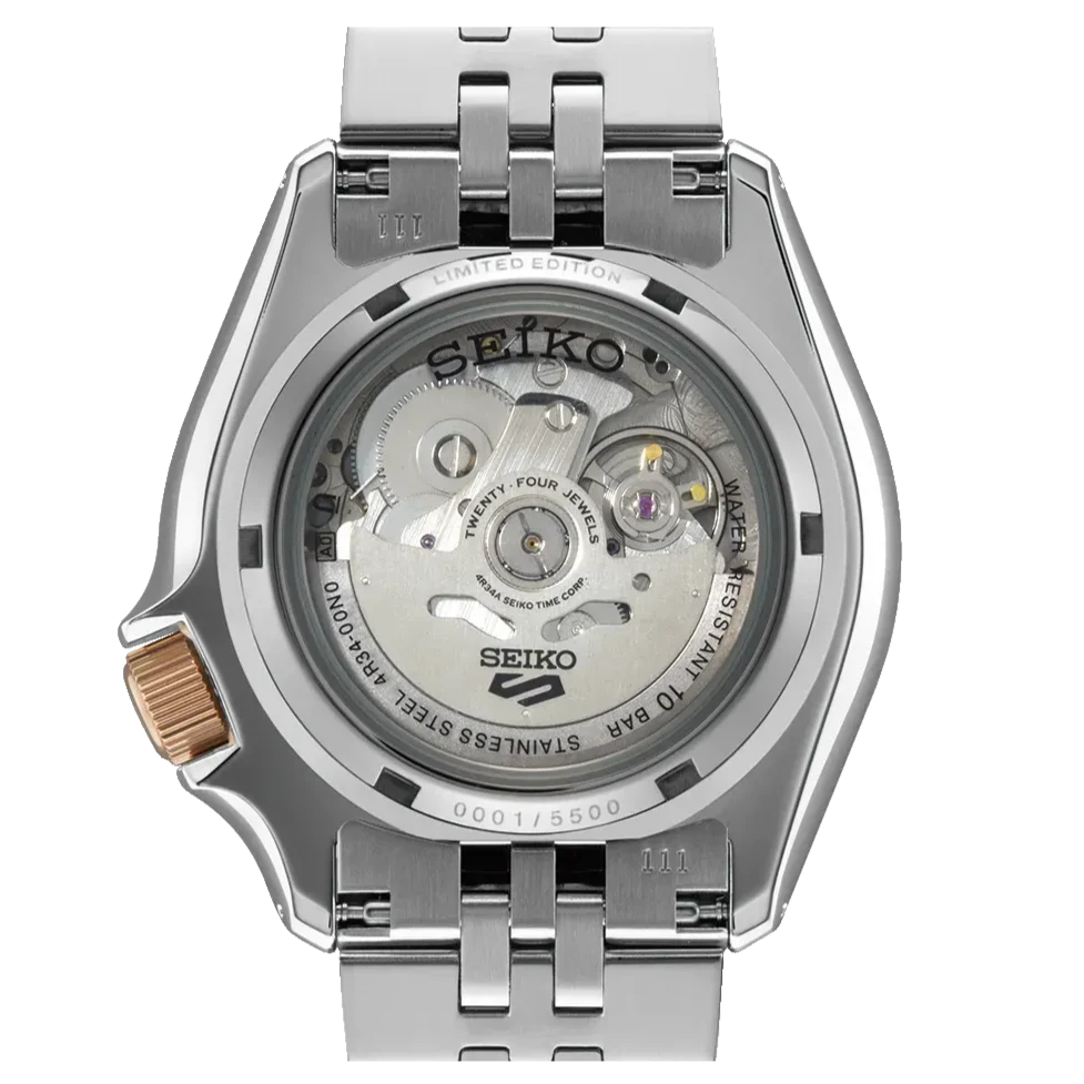 Seiko 5 GMT Sport Asia Exclusive Limited Edition Off White Dial Silver Steel Strap Watch for Men - SSK046K1 Buy Now By Seiko