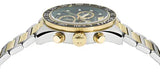 Versace Greca Dome Chronograph Green Dial Two Tone Steel Strap Watch for Men - VE6K00423 Buy Now By Versace